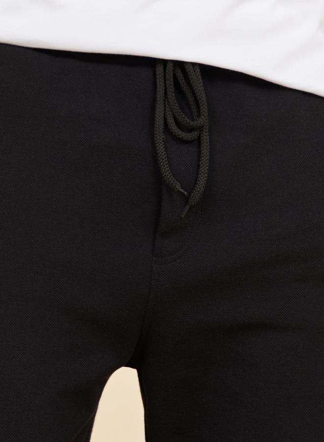 Styli Pique Slim Fit Jogger with Zip Pocket Detail - Image 4