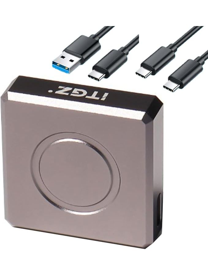 High Speed 10Gbps M 2 Nvme Ssd Enclosure Aluminum Alloy Type C External Mobile Box Solid State Drive Supports 2230 Black - Image 1