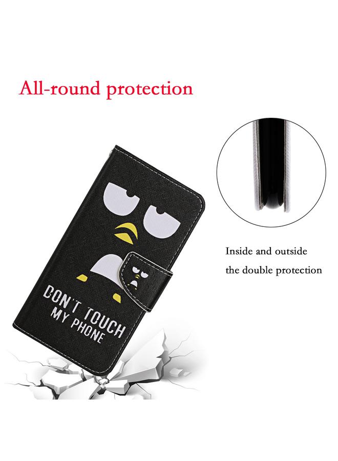 اس-توب جراب لهاتف Samsung Galaxy A13 4G بنمط رسم ملون من الجلد القابل للطي - Image 5