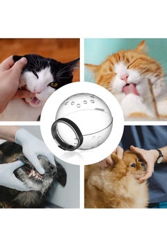 KASTWAVE Cat Adjustable Hood, Breathable Cat Helmet, Anti Bite Clear Muzzles for Kitten, Safety Prevent for Small Pets Grooming (Size L for cat Neck Circumference 9-10.6")  - Image 3