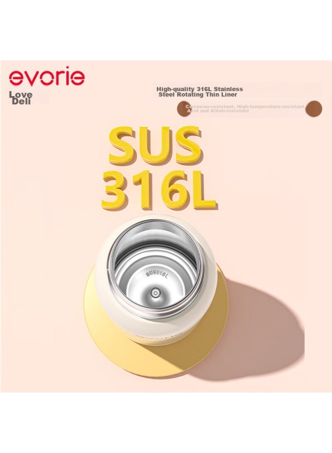 Evorie Children's Insulated Cup, Baby Water Bottle With Straw, Large Capacity Infant Sippy Cup, Food-grade 316 Stainless Steel - Image 3