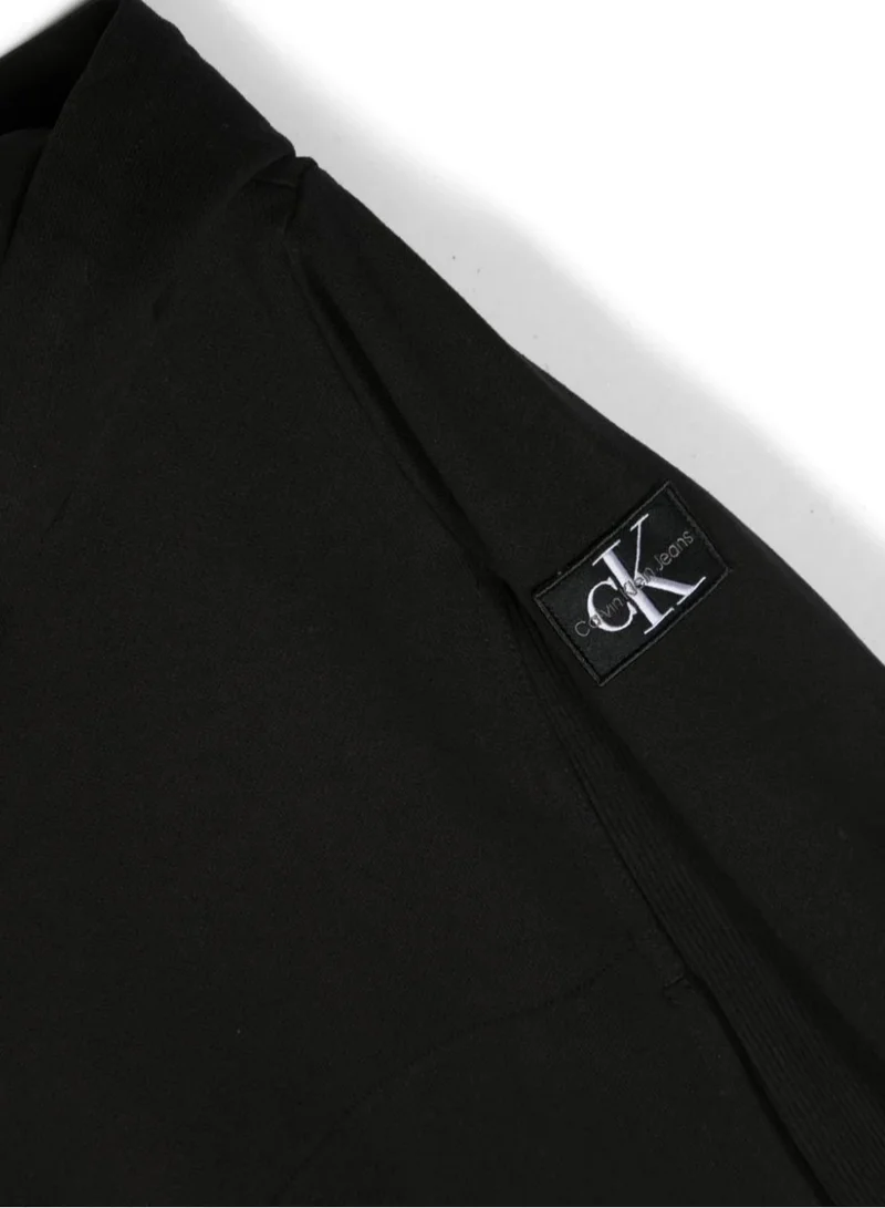 Calvin Klein Jeans Felpa Badge Nero Regular Fit