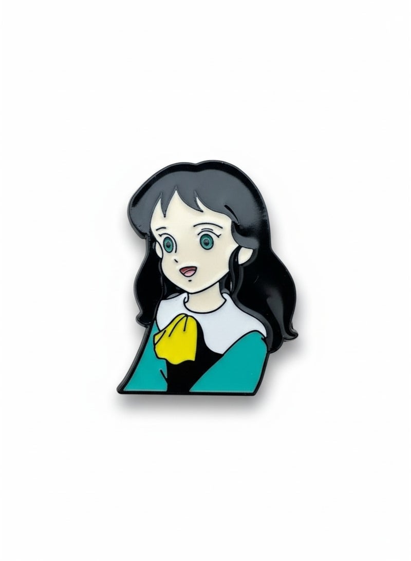 Space Two-piece metal mobile sticker with the Spacetoon logo and the famous Sally character - Image 2