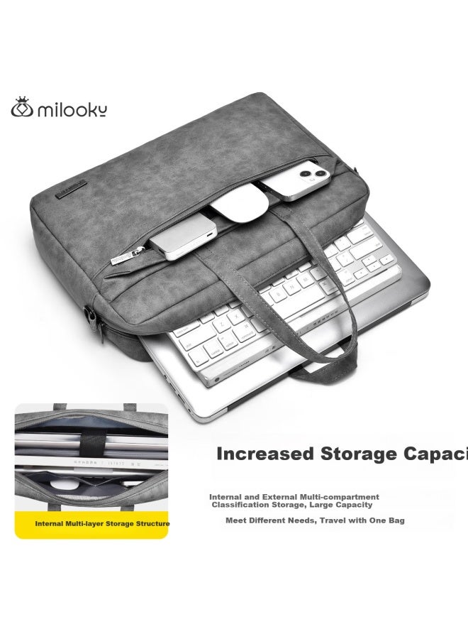 Milooky حقيبة كمبيوتر محمول ذات سعة كبيرة وحمل على كتف واحدة، مناسبة للعلامات التجارية Lenovo وDell وAsus وMSI لأجهزة الكمبيوتر المحمولة للألعاب مقاس 17 بوصة