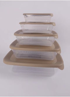 max plast Max Plast 5 Piece Refrigerator Container Set  - Image 1