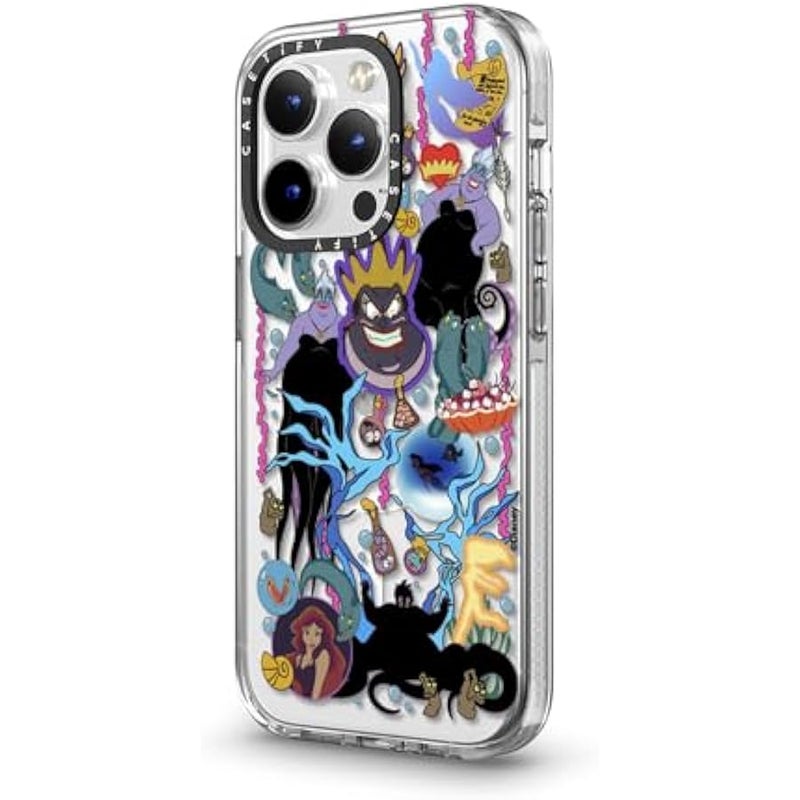 Casetify Clear iPhone 14 Pro Case 【Villains Co-Lab/Not Yellowing / 6.6ft Drop Protection/Compatible with Magsafe】 - Liar Sticker - Ursula - Clear - Image 5