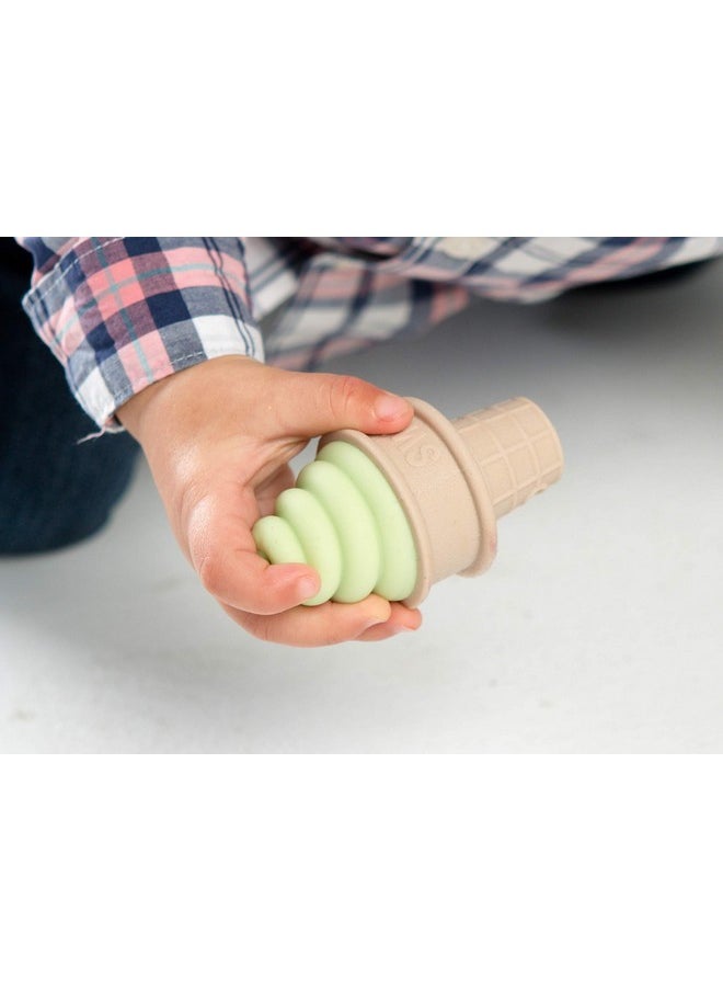 SweeTooth Ice Cream Cone Shaped Baby Teether Growing Green  - Image 3