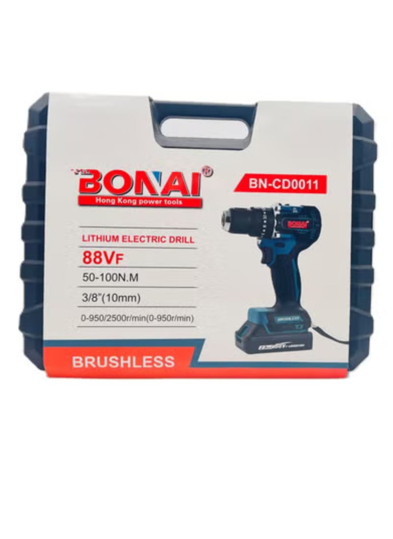 BONAI 36V Cordless Impact Drill Kit with Dual Batteries Your All in One Solution for Precision Metal Wood and Wall Drilling  Effortless Screwdriving, Perfect for Home and Office Projects  - Image 2