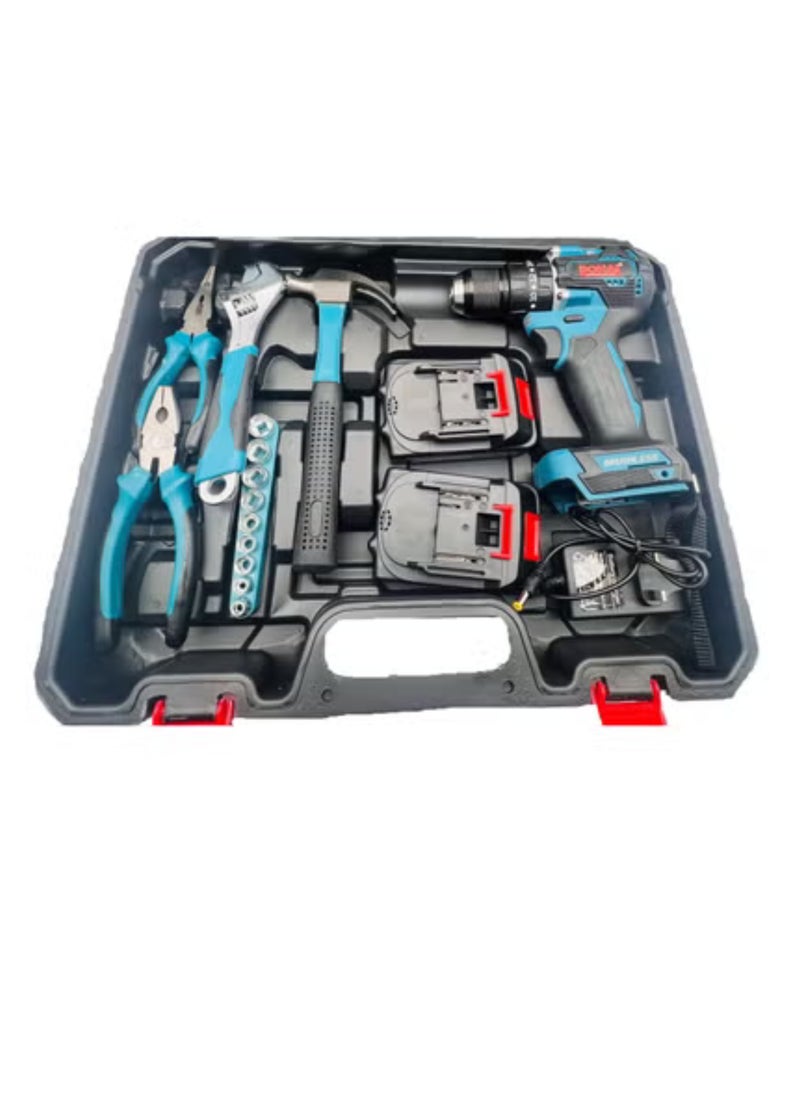 BONAI 36V Cordless Impact Drill Kit with Dual Batteries Your All in One Solution for Precision Metal Wood and Wall Drilling  Effortless Screwdriving, Perfect for Home and Office Projects  - Image 5