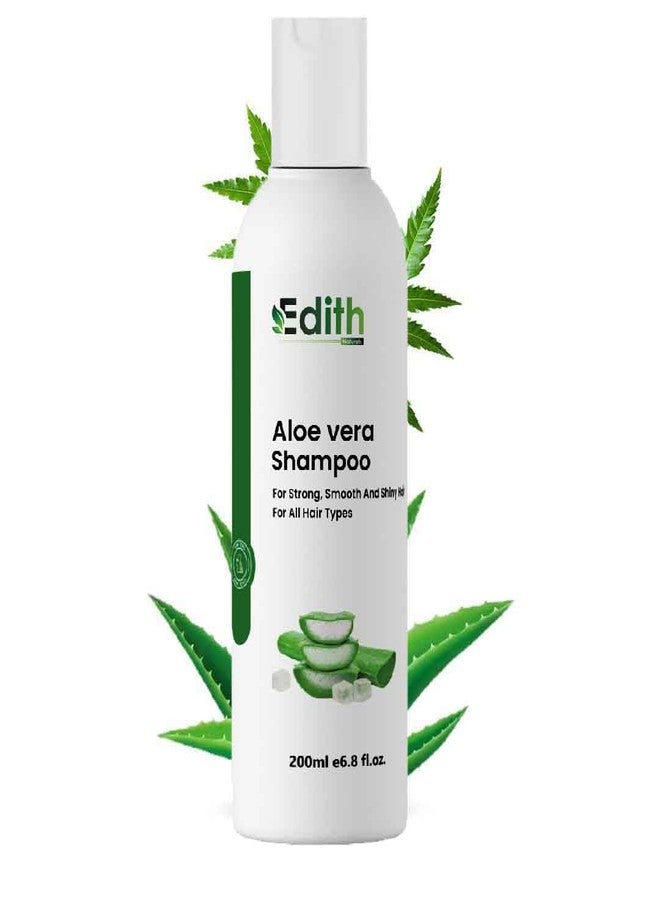 EDITH منظف/شامبو الشعر العشبي الطبيعي من إديث بخلاصة الصبار | يزيل القشرة | يلطف فروة الرأس | خالٍ من كبريتات لوريل الصوديوم والبارابين 200 مل - Image 1
