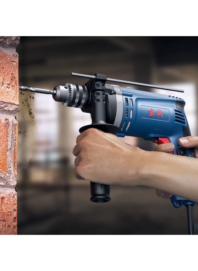 DONG Cheng Dongcheng 710w Impact Drill Z1j-ff-16t Household Hand Drill Wired Electric Tool Box Multi-function Set - Image 3