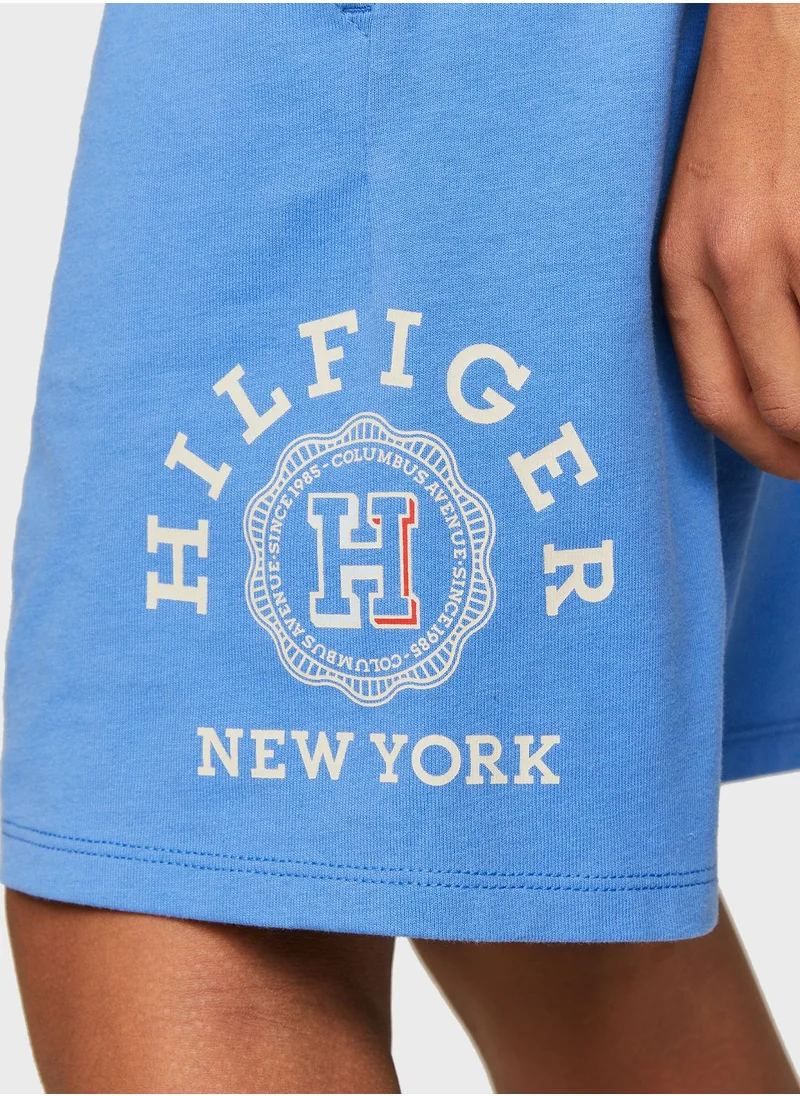 TOMMY HILFIGER Kids Logo Sweat Shorts