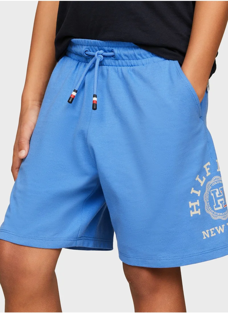 TOMMY HILFIGER Kids Logo Sweat Shorts