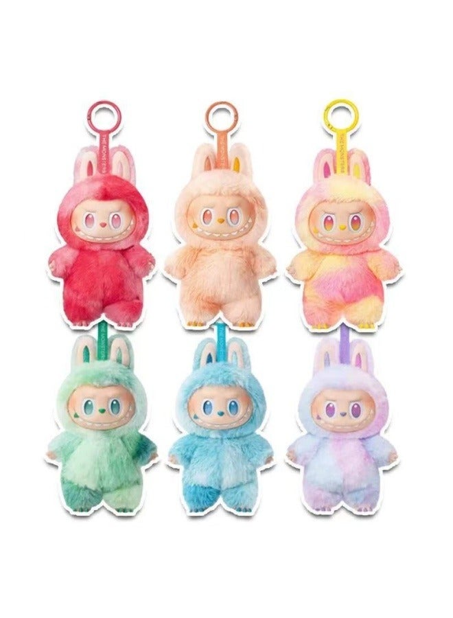 general POPMART plush three-generation bubble MART vinyl doll LABUBU doll keychain tide play random blind box 1 pack - Image 5