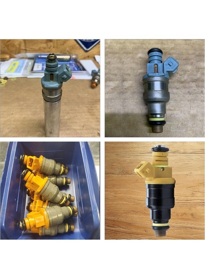 HiSport Fuel Injector Seal Kits Include O-rings, Pintle Caps, Seal Spacers and Filter Baskets Universal Repair Set Replaces 0280150962 [8 Set]  - Image 5