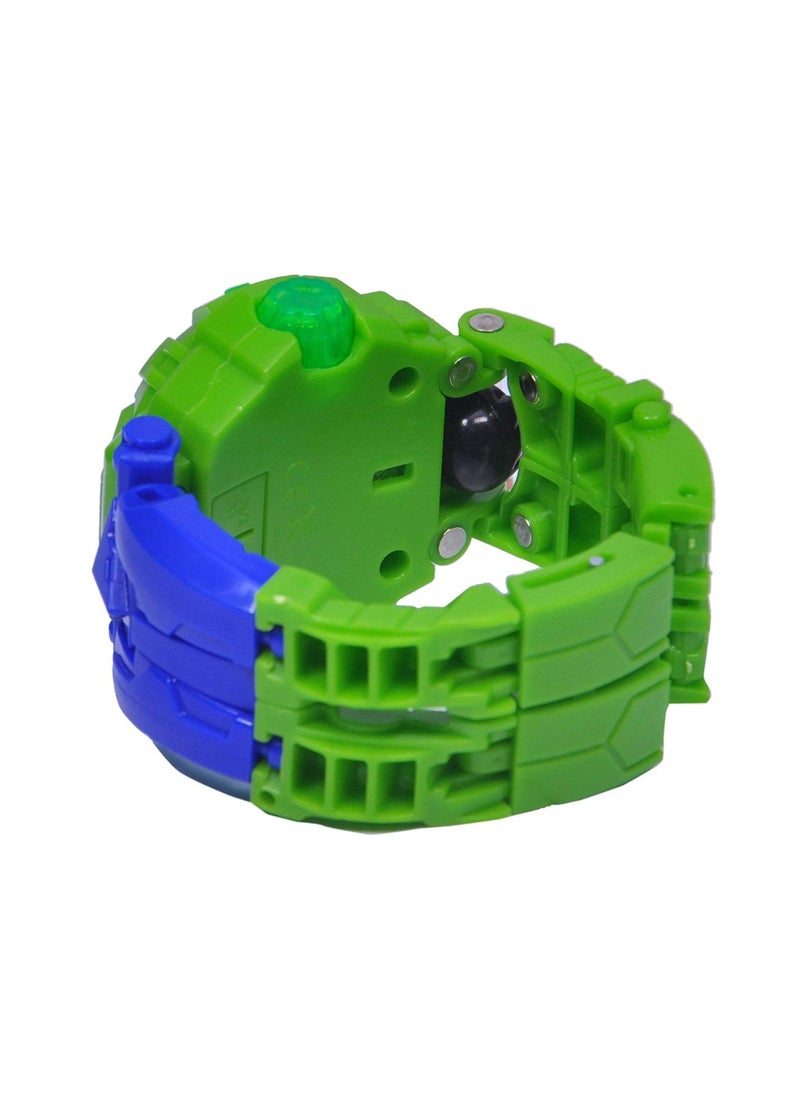 JOLLITY LLC - Ben 10 Transformer Robot Toy Convert to Digital Wrist Watch for Kids Deformation Figures Plus Watch - Image 1