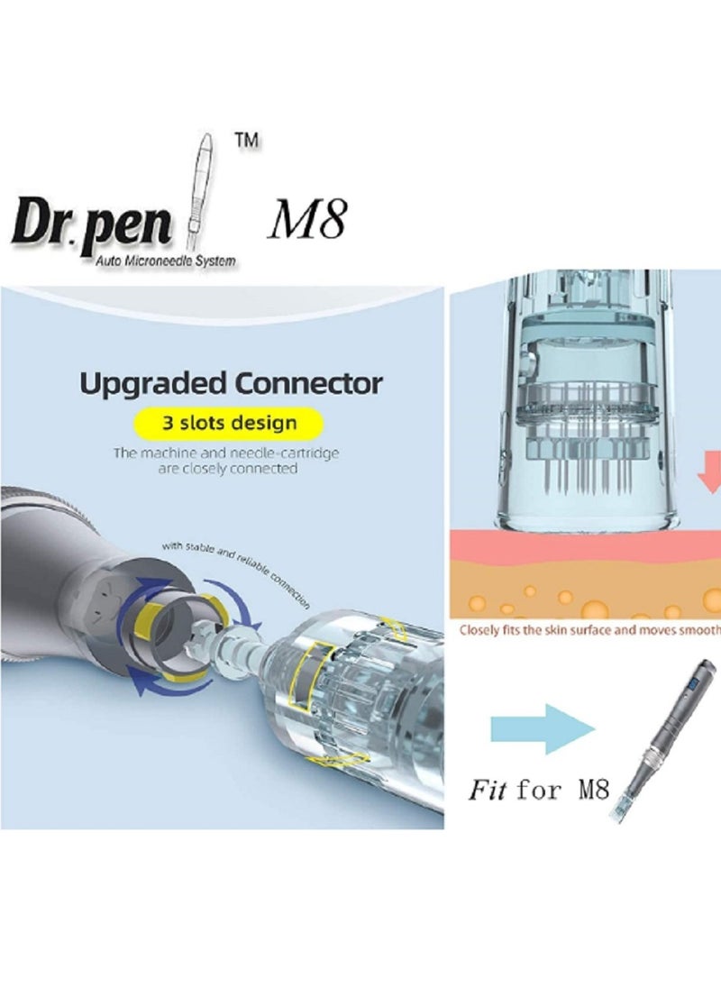 Dr.pen 10Pcs Dr.pen M8 24Pin Needle Cartridges for MTS Professional Derma Pen M8  - Image 5