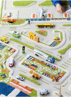 3D Play Carpet Mini City - Large | Blue | Activity Playmat for Kids & Children | Bedroom, Living Room, Nursery Rug | Polypropylene | Foldable | 180 cm x 134 cm - pzsku/ZD39E2E8393723A7BD5FAZ/45/_/1734181500/64a9ad12-5305-4a0a-8b31-e70a7359d3aa