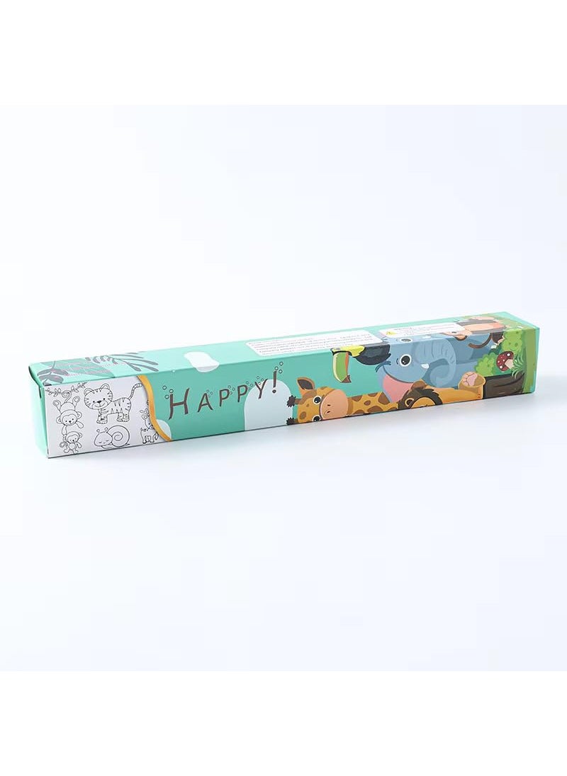 AROSHNAY AROSHNAY Childrens Drawing Roll Coloring Paper Roll 30 X 300 Cm DIY Painting Drawing Paper Roll Kids Art Roll Early Educational Toys for Kids HappyTheme 