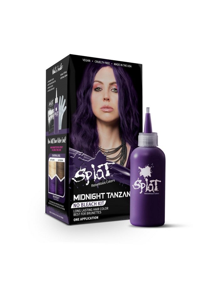 Splat | Midnight Complete Kit | Hair Dye | Semi-Permanent | Long Lasting | Vegan and Cruelty-Free (Midnight Tanzanite) - Image 1