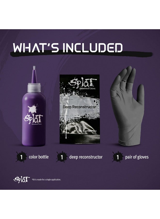 Splat | Midnight Complete Kit | Hair Dye | Semi-Permanent | Long Lasting | Vegan and Cruelty-Free (Midnight Tanzanite) - Image 5