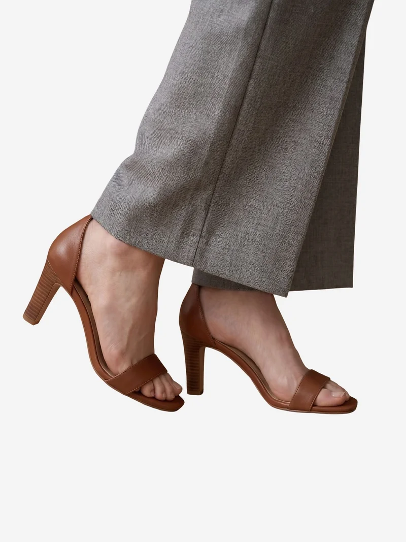 My Fashion Light Grey MY FASHION High-Waist Wide-Leg Crepe Trousers for Women | Best Price UAE
