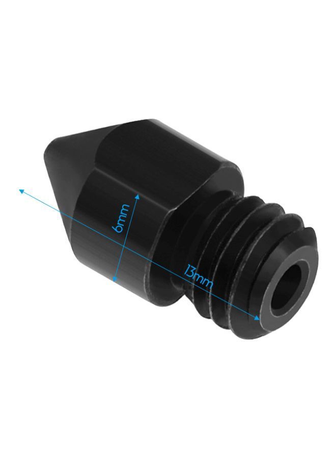 NIBEMINENT 3-Piece Hardened Steel Nozzle For 3D Printer Black - Image 5