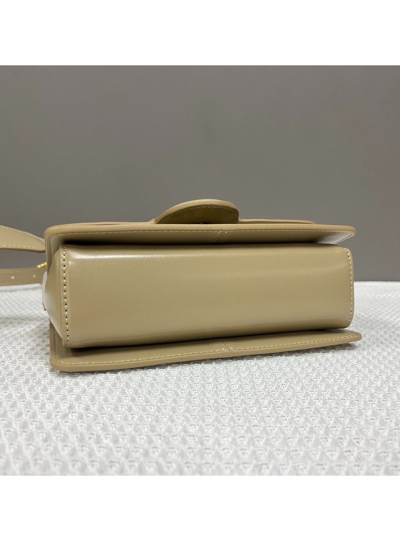 Pinko Solid Color Wide Shoulder Strap Crossbody Shoulder Bag 21*12*8cm - Image 5