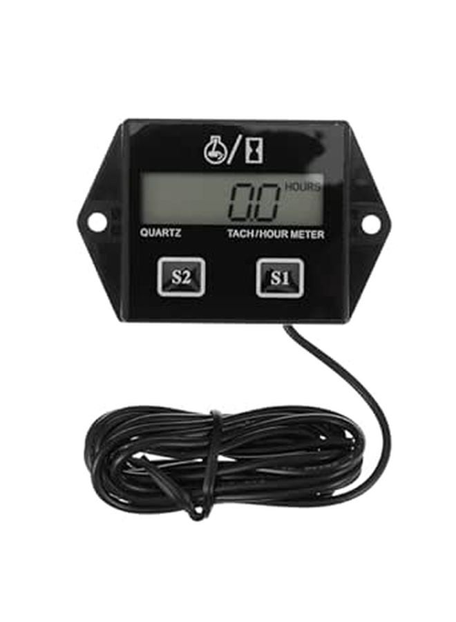 Motorcycle Digital Tachometer Hour Meter Vibration Resistant Engine Maintenance Diagnostic Tool - Image 1