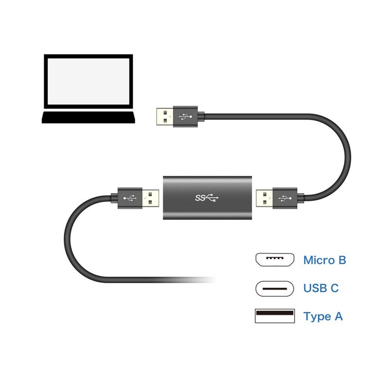 QianLink [2-Pack] Aluminum Type A Female to Female -Connector Converter,USB 3.0 Coupler Adapter (Grey) - Image 5