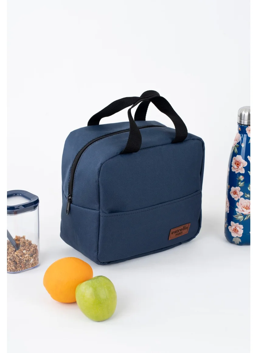 Altın Pamuk Mila Food Carrying Bag Thermal Insulated Lunch Bag Camping Navy Blue