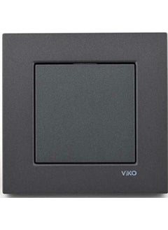 Viko Artline Novella Smoke Color Single Key with Frame 