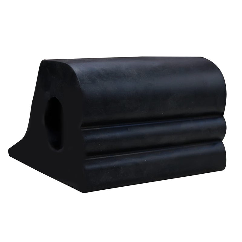 ALP Heavy Duty Wheel Chock Wheel Stopper Movable Solid EPDM Rubber for Prevents Vehicles from Rolling During Maintenance or Storage Rubber Wheel Chock (Wheel Chock Small- 1) - Image 4