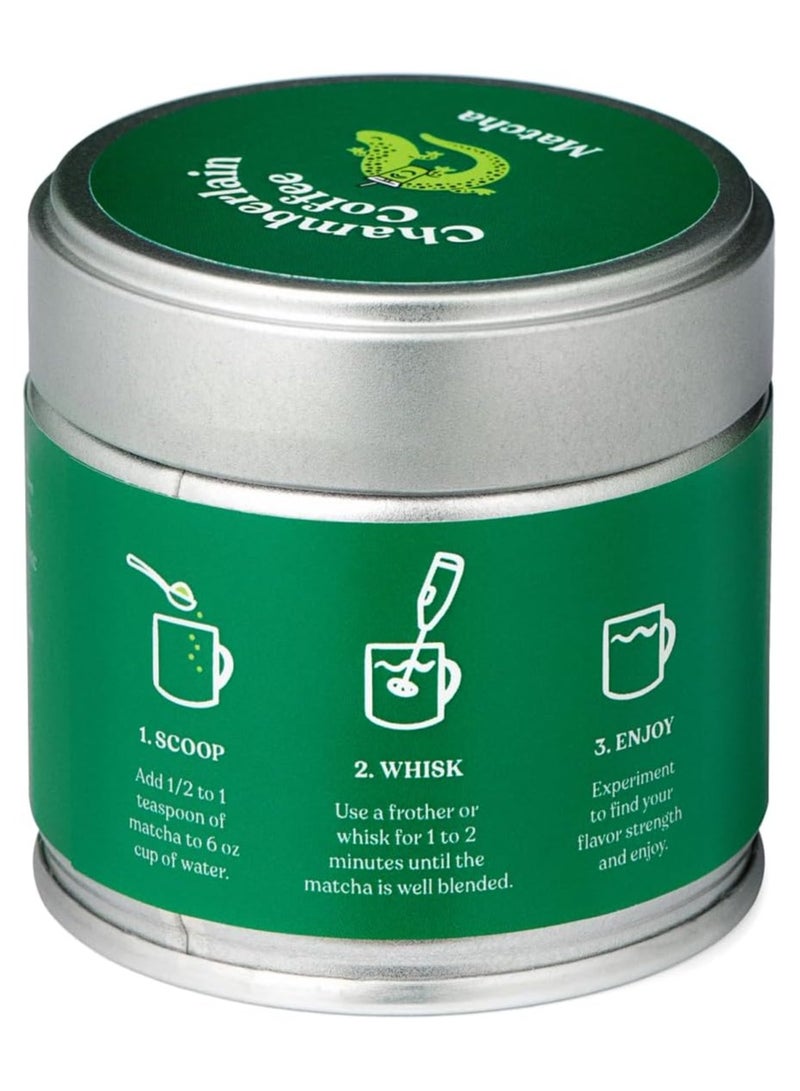 Chamberlain Coffee Ceremonial Matcha Green Tea Powder - Japanese Green Tea + Original Grade Matcha - Image 3