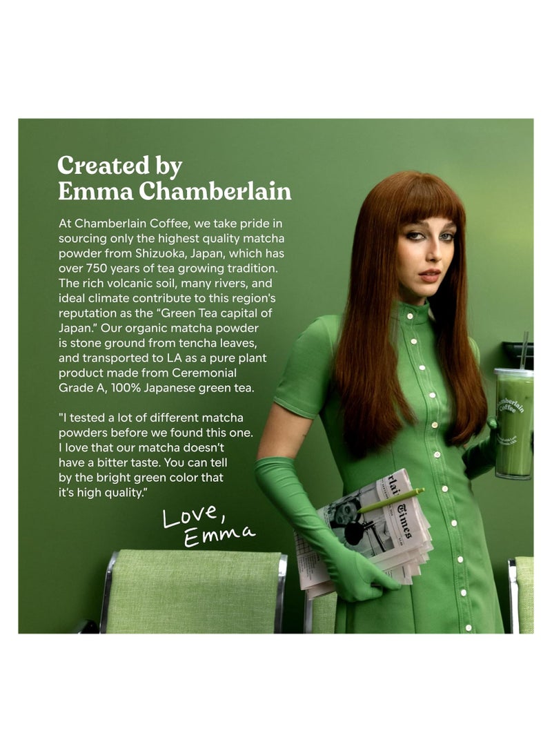 Chamberlain Coffee Ceremonial Matcha Green Tea Powder - Japanese Green Tea + Original Grade Matcha - Image 4