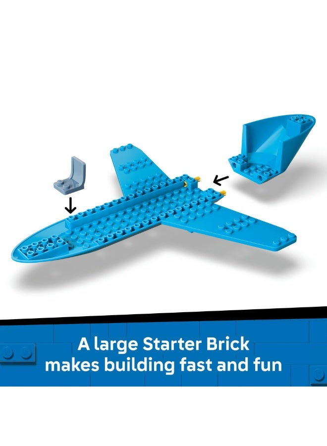 LEGO City Passenger Jet - Airplane Toy Building Set 60492 (Age 4+, 118 Pieces) - Image 3