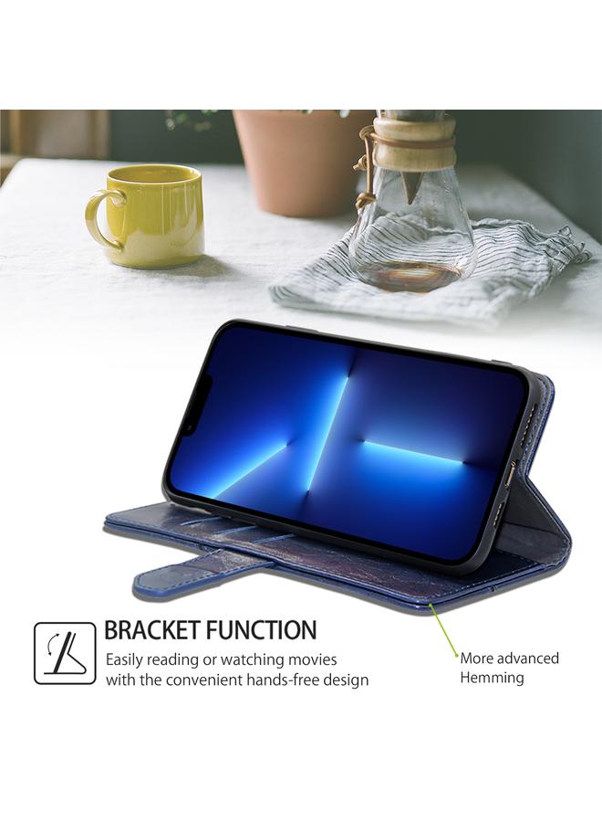 S-TOP Case For OPPO Reno11 F 5G Geometric Stitching Leather Phone Case - Image 4