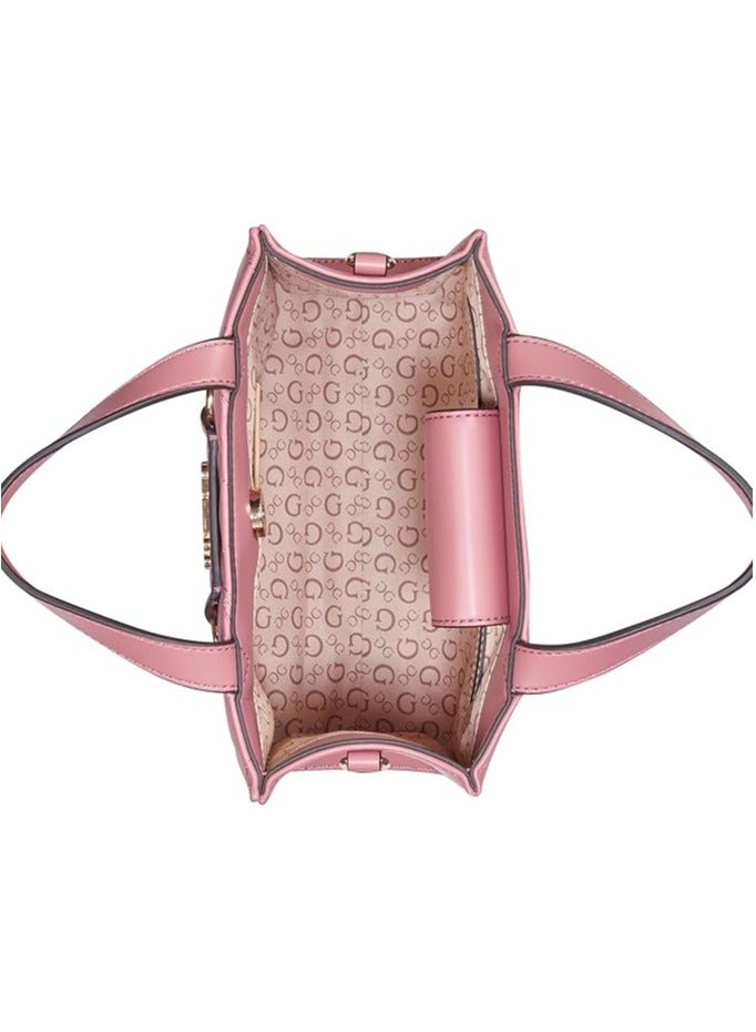 GUESS Women's Fiddlewood Mini Tote Handbag Dusty rose  - Image 4