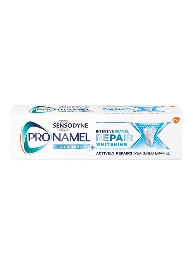 Sensodyne Pronamel Intensive Enamel Repair Whitening Toothpaste, Cool Mint, 75ml 