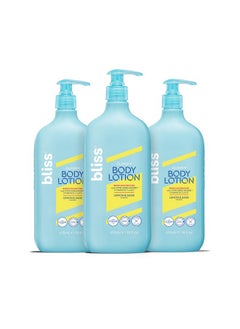 Cloud 9 Body Lotion For Dry Skin - Lemon & Sage Scent- Formulated With Vitamins B3, C And E And Shea Butter - Deeply Hydrating For Supremely Soft Skin-16 Floz. (Pack Of 3)