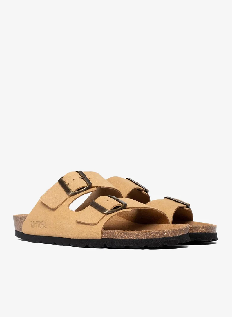 BAYTON Atlas Leather Flat Sandals