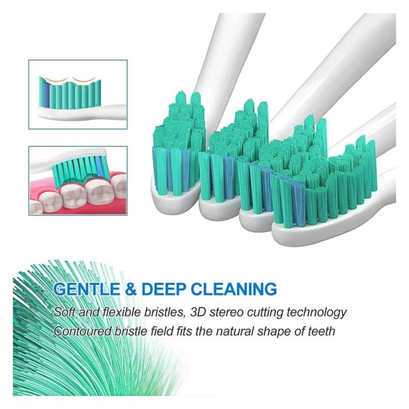 20pcs Replacement Toothbrush Heads Compatible With Sonic Toothbrushes - Image 4