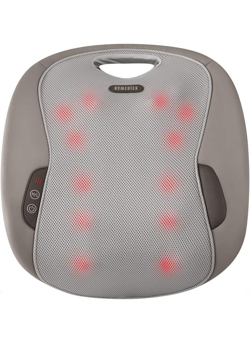 HoMedics HoMedics Massage Cushion Portable Shaitsu Pro Back Massager with Heat and 12 Massage Nodes for your Office Chair Bed or Couch  - Image 5