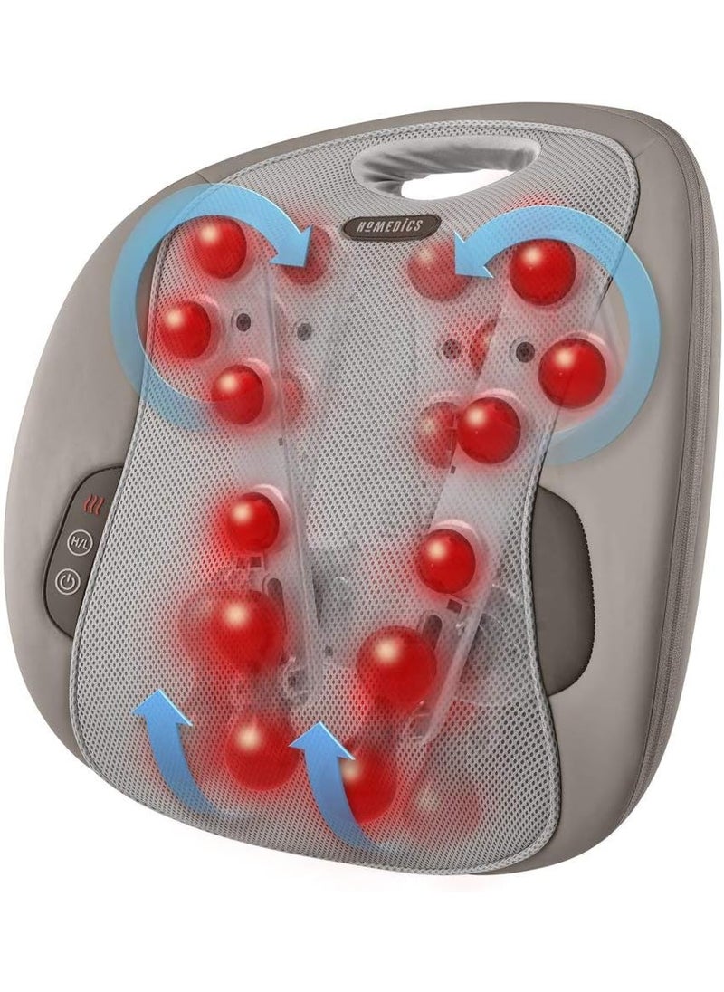 HoMedics HoMedics Massage Cushion Portable Shaitsu Pro Back Massager with Heat and 12 Massage Nodes for your Office Chair Bed or Couch  - Image 1