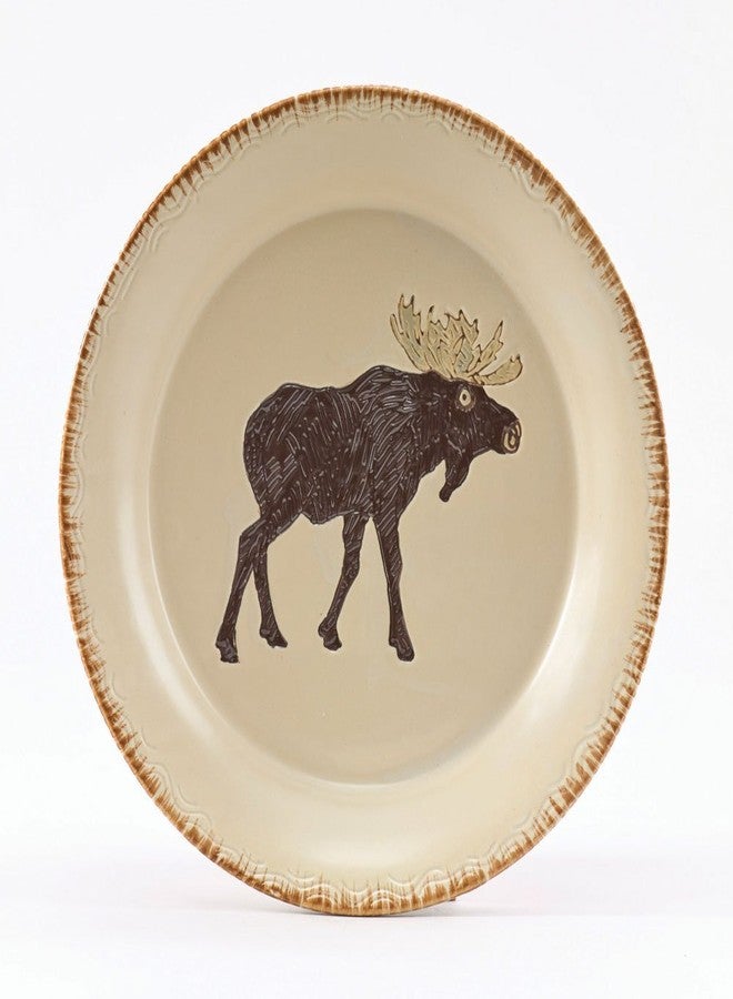 Park Designs Rustic Retreat Moose Salad Plates Set of 4 - Image 1