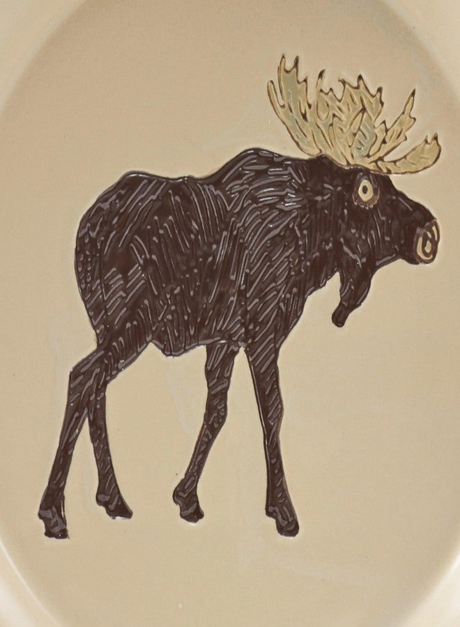 Park Designs Rustic Retreat Moose Salad Plates Set of 4 - Image 3