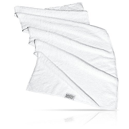 Life Miracle Nano Towels Body Bath & Shower Towel. Huge & Super Absorbent. Wipes Away Dirt, Oil and Cosmetics. Use As Your Sports, Travel, Fitness, Kids, Beauty, Spa Or Salon Luxury Towel. (20x40)", White) - Image 2
