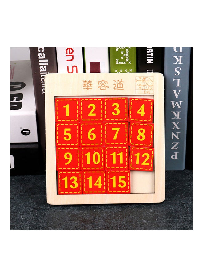 لعبة تركيب الصور المقطعة بتصميم أرقام خشبية مبتكرة 16.3x1x14.8سم - Image 4
