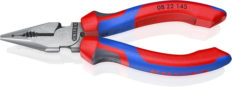KNIPEX كماكس 08 22 145 كماشة مدمجة ذات أنف رفيع مع مقبض متعدد المكونات - 145 مم - Image 1