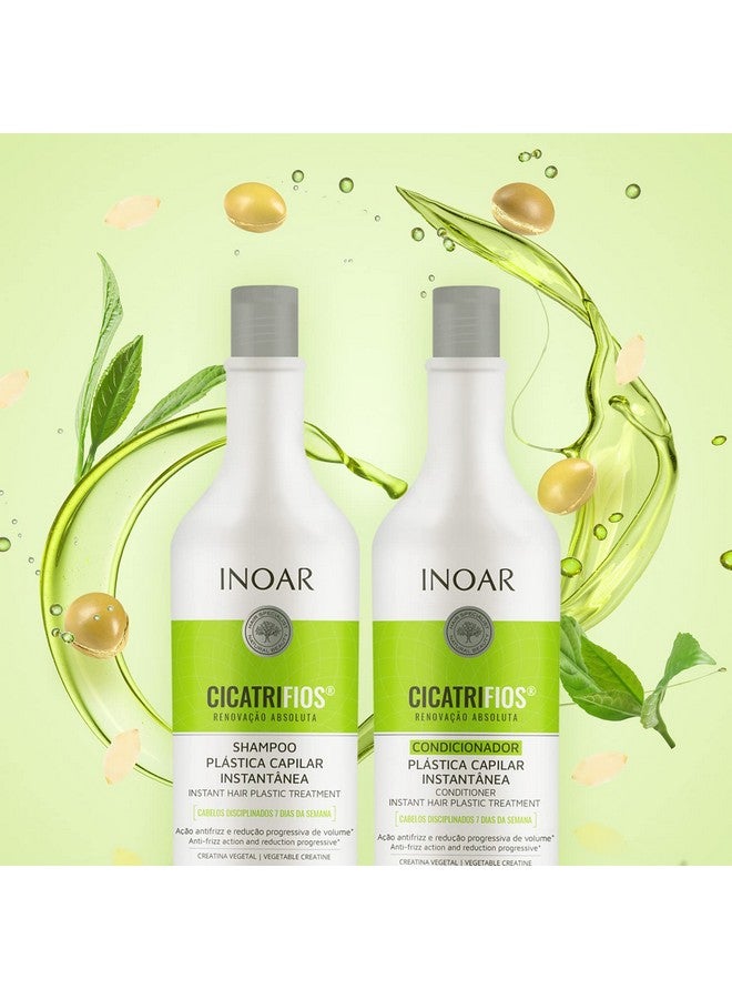 Inoar - Cicatrifios Collection - Surgery Shampoo And Conditioner (2 X 33.81 Fl Oz) - Image 3